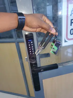 Smart Lock With Fingerprint Unlock for Aluminium Doors