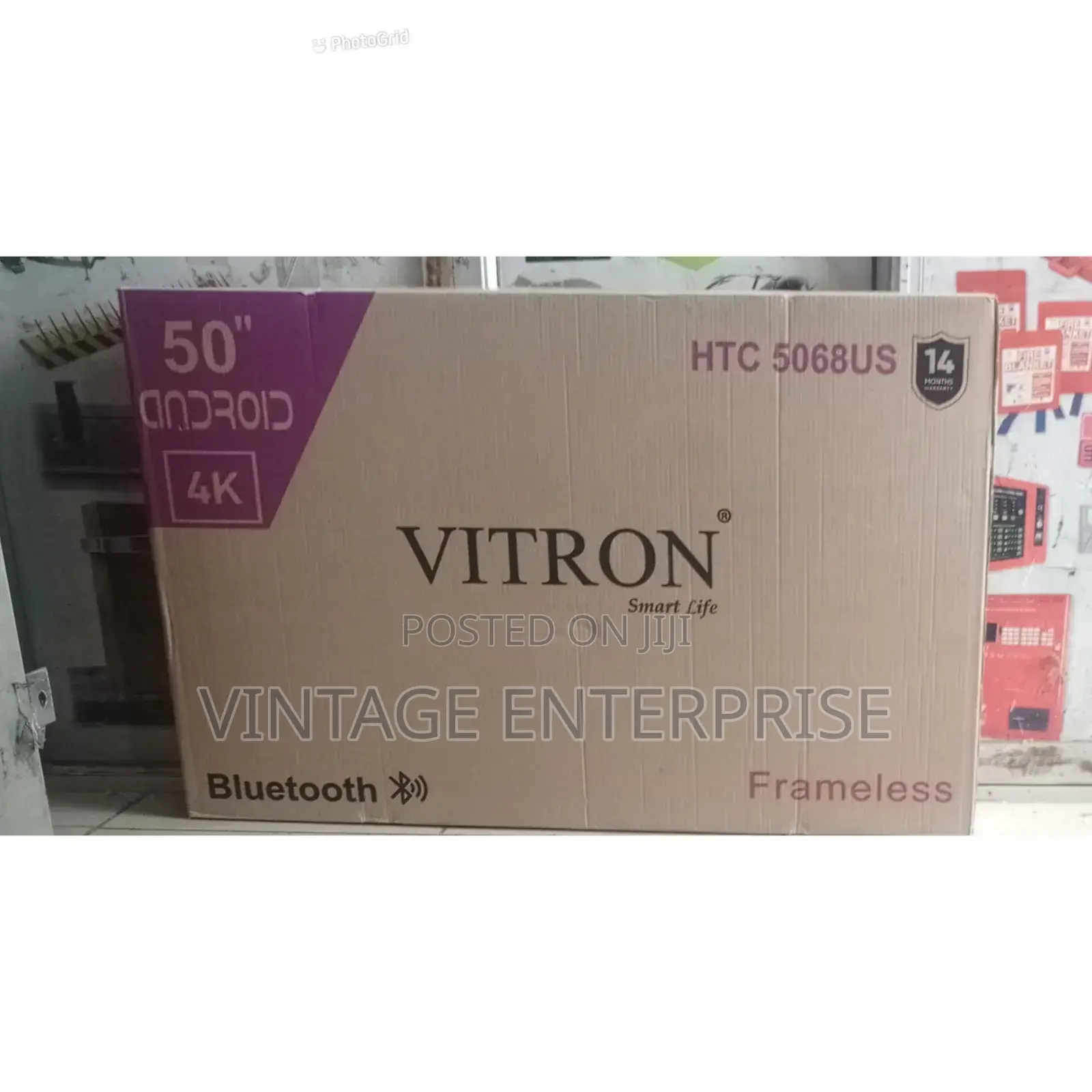 50" Vitron Android Frameless Bluetooth Enabled Tv