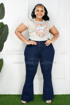 Plain Hipster Jeans Wear