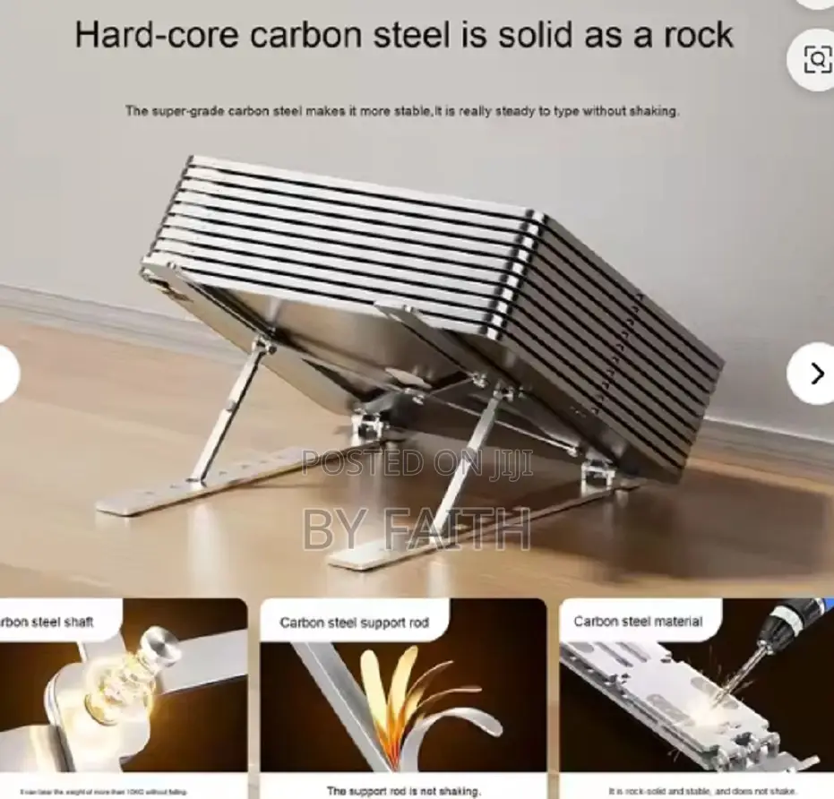 Extra Wide Adjustable Laptop Stand