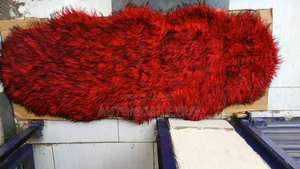 Fluffy Car Dashboard Cover - Car Dashboard Cover Red Black