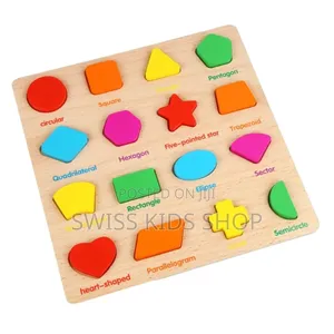Montessori Learning Shapes / Wooden Learning Shapes