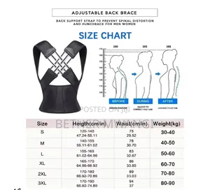 Adjustable Back Brace - Posture Corrector in Kenya