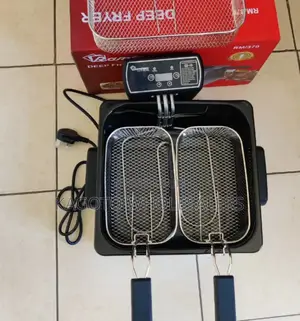 Ramtons Electric Deep Fryer 4.5litres (Double) / Chips Rm4.5