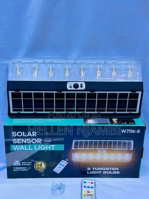 Solar Sensor Wall Light W7116-8