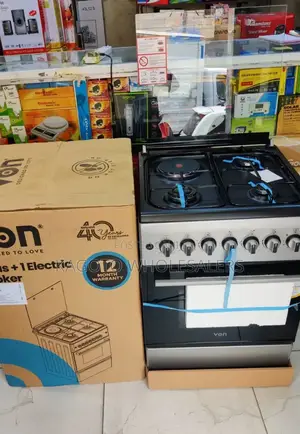 Von Free Standing Cooker 3 Gas + 1e Vcf55ns