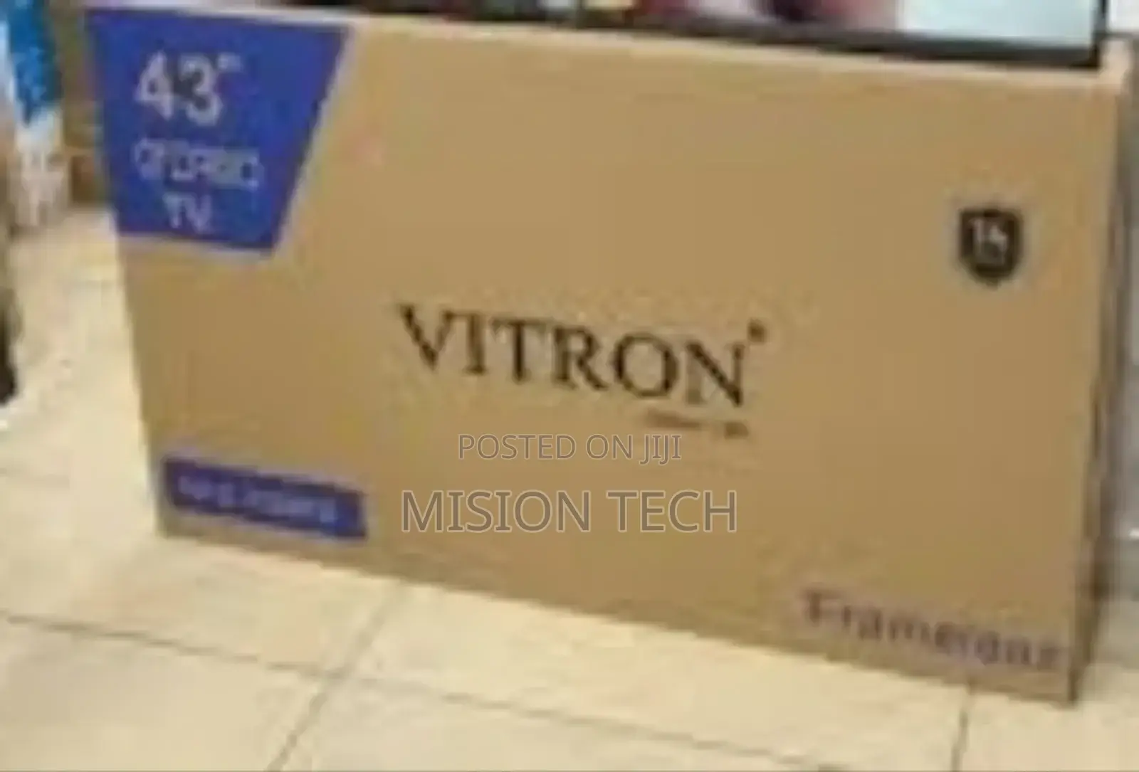 Vitron 43" Inch,Frameless,Smart/Android Tv ^ 