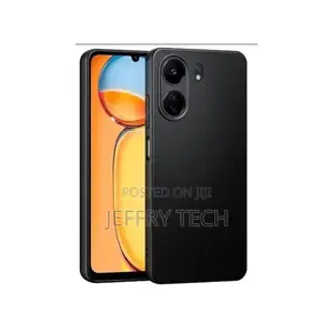 Xiaomi Phone Case for Redmi 13c Black Soft Silicone Phone Ca
