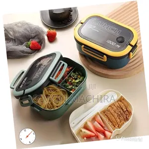 1200ml Lunch Box/ Kids Partitioned Snack Box