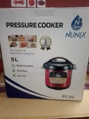 Nunix 6l Stainless Pressure Cooker – Safe Efficient