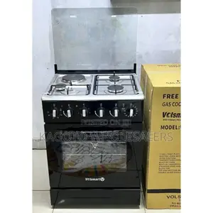 With Electric Oven, Size 60×60, Hot Plate. Standing Cooker