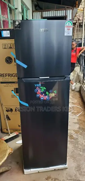 Von Hotpoint 182l Double Door Fridge-Refrigerator No Frost