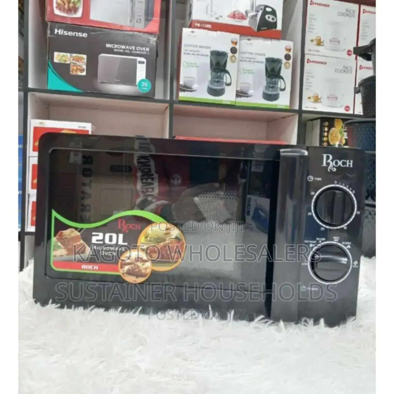 With Knob. 20litres Roch Manual Microwave