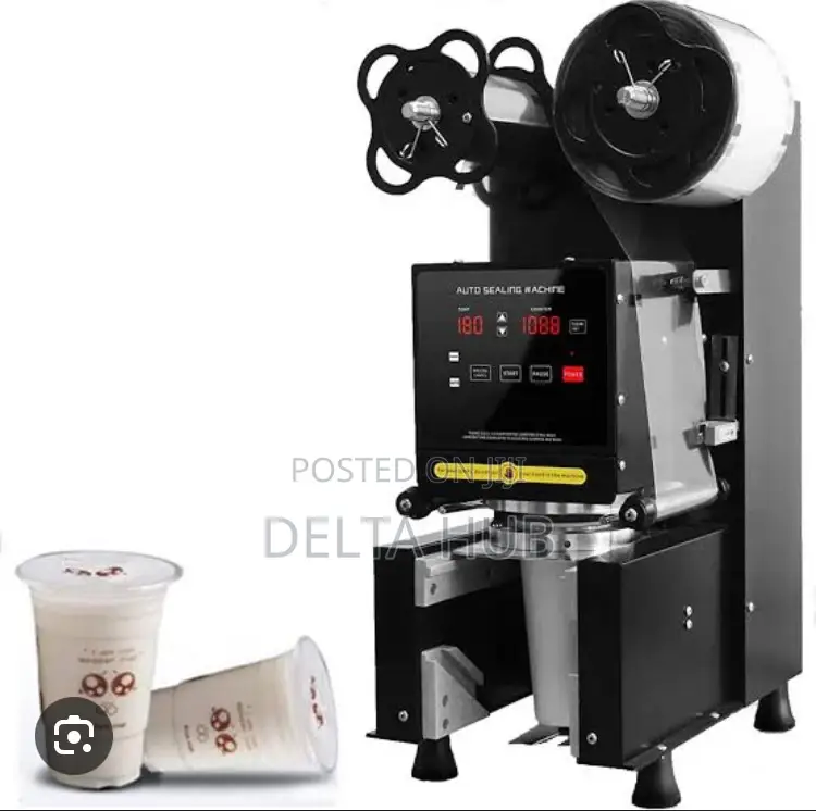 Automatic Foil Sealing Machine for Yogurt Pudding Cups