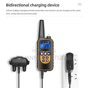 Rechargeable + Remote Control Electric Dog Training Collar