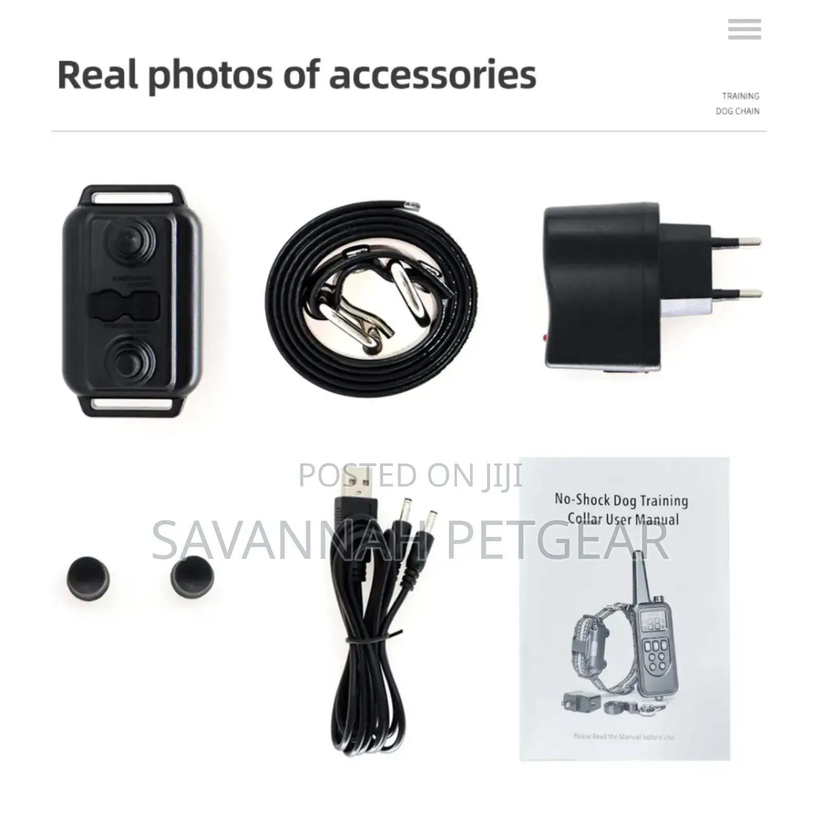 Rechargeable + Remote Control Electric Dog Training Collar