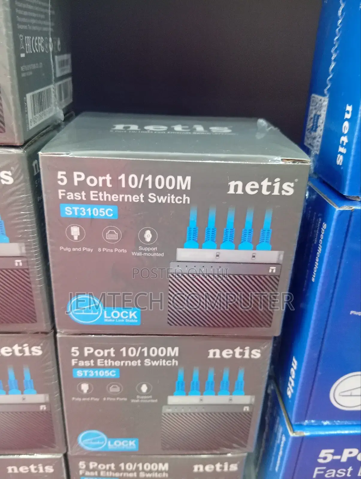 Netis St3105c 5 Port Fast Ethernet Switch