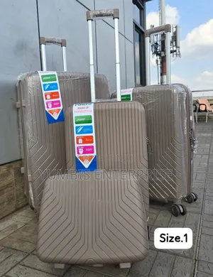 Beige Rubber Suitcase 4 in 1 Sets at 8500