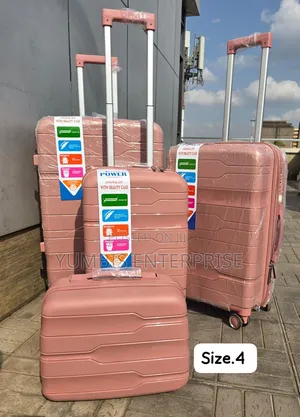 4 N 1 Rubber Unbreakable Suitcase Set at 8000 for Size 4