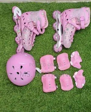 Girls Full Skating Gear ( All Pink )