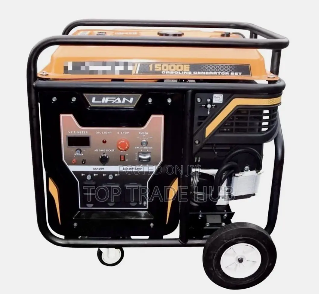 Lifan 15kva Petrol Generator Single Phase Open Type