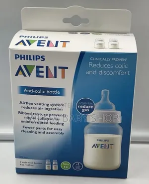 Twin Pack Philip Avent Anti-Colic Baby Feeding Bottles