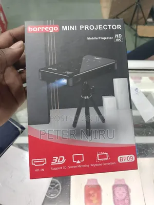 Android Mini Projector Hd Backup Batteryportableprojector