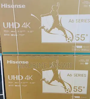 Hisense 55”A6 Smart Uhd With Dobly Vision (2025)Model