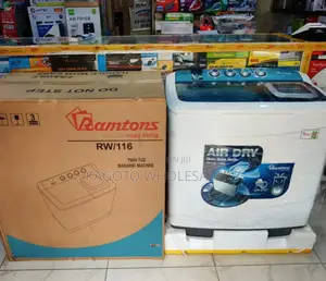 Ramtons Washing Machine Two Tub 10kg With Air Dryer Rm-4/10