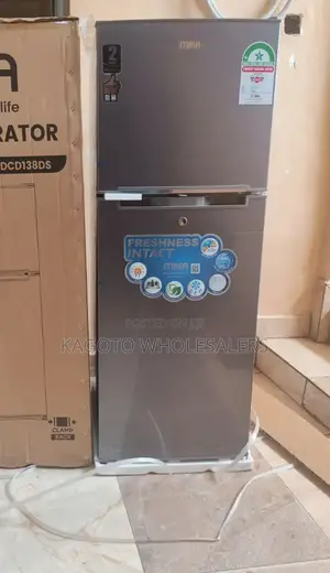 138 Litres Mika Double Door Refrigerator Grey Mika-Rf/Dd