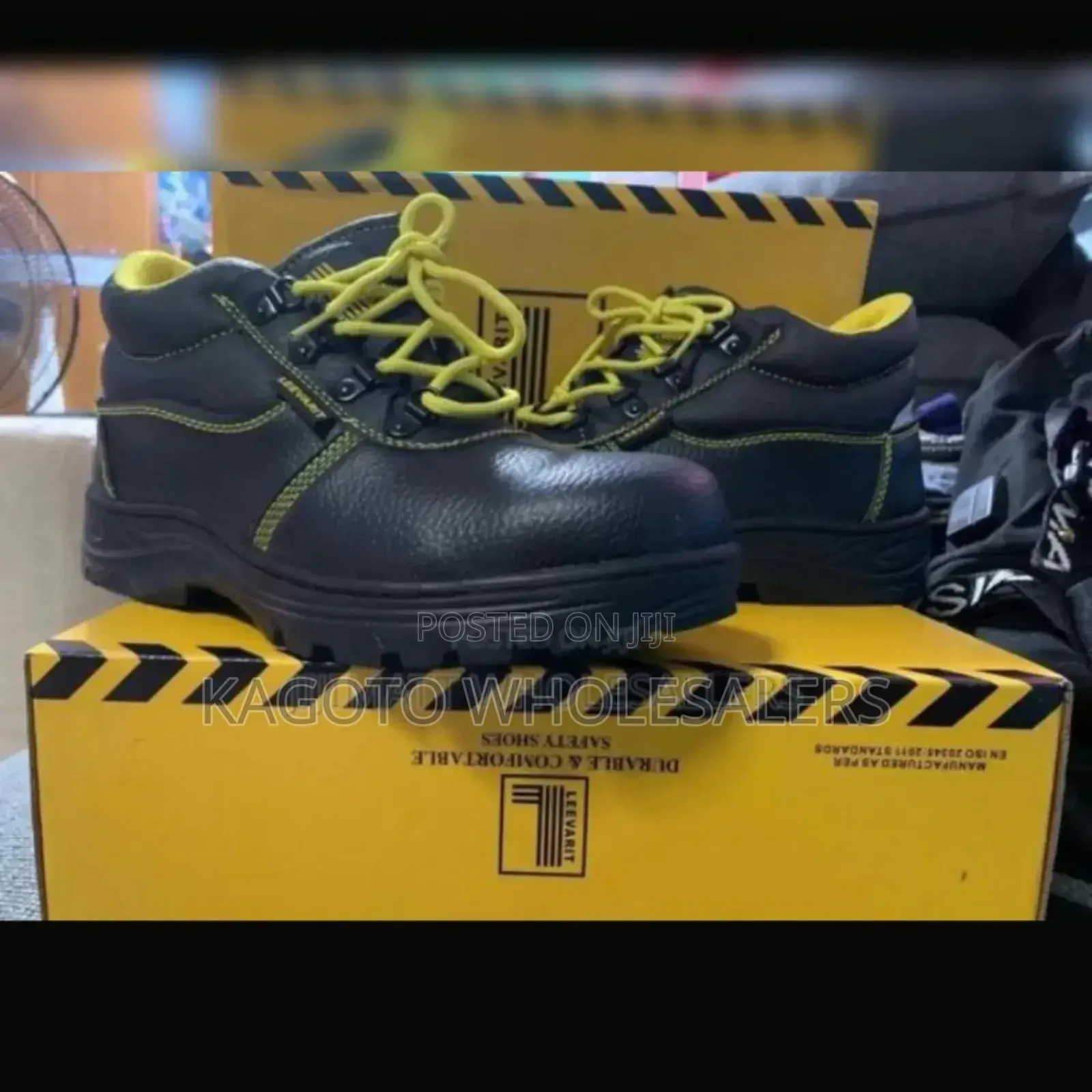 A Pair Of Safety Boots