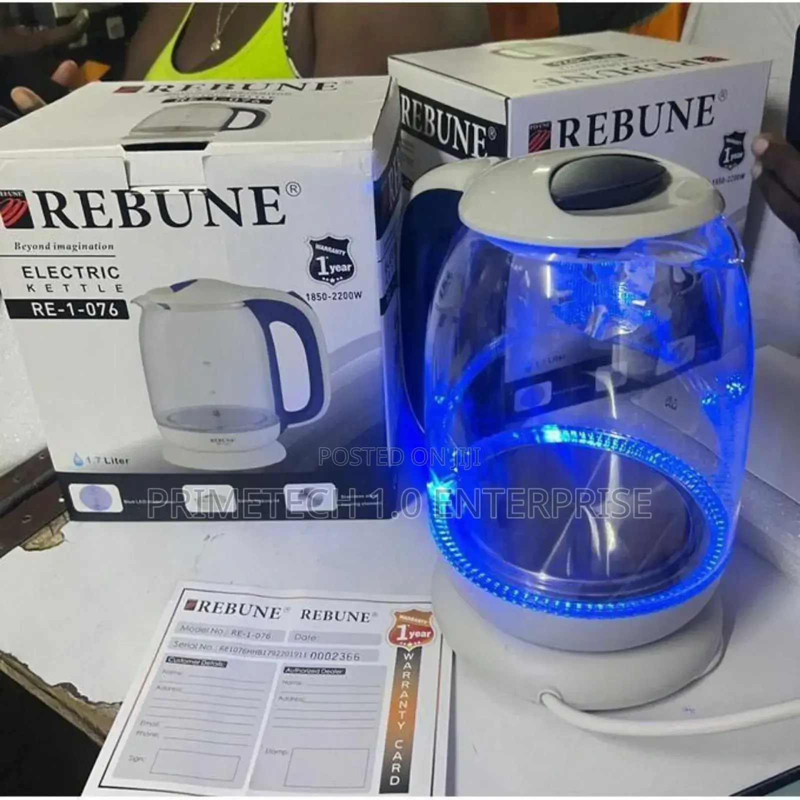 Rebune Illuminating Electric Kettle