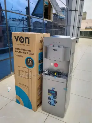 Von Water Dispenser 3 Tap Silver With Child Lock