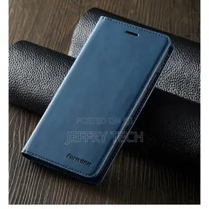 Oppo Reno 12 5g Magnetic Flip Cover Pu Wallet Phone (Blue)