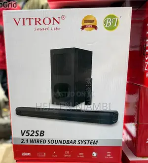 V52sb Vitron 2.1ch Soundbar System (8000w Pmpo)