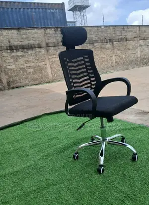 Secretarial Mesh Office Chair Plus Headrest /Black Seat C-03