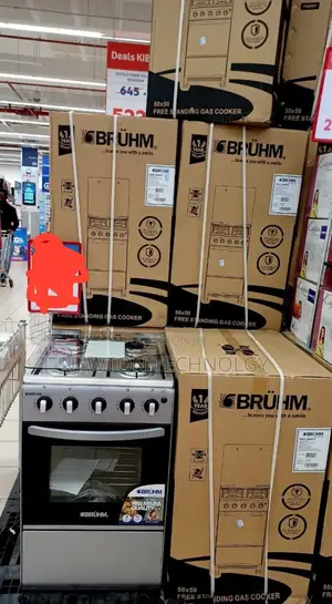 50*55 Bruhm Full Gas Standing Cooker