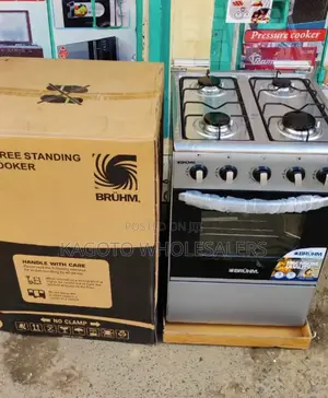 Bruhm Free Standing Gas Cooker 4 Gas 50cmx55cm B4gas