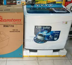Ramtons Washing Machine Twin Tub 10kg Air Dryer Wm**