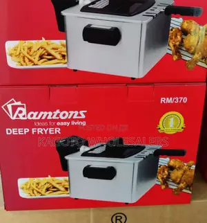Ramtons Deep Fryer *4.5l Each (Double) *Rm370/F