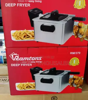 Ramtons Deep Fryer *4.5ltr Each (Double) *Rm370/F