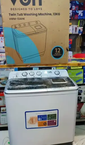 Von 13kg Washing Machine *Twotub Semi Automatic V13*k/Wm