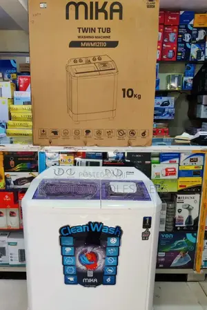 Mika Washing Machine 2 Tub 10kg With Air Dryer *Turbo W10