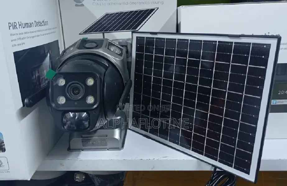 4g Solar Dual Lens CCTV Camera