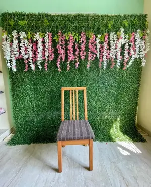 Artificial Full Green Wall Pannels With Wisteria