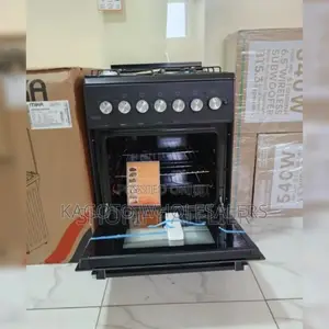 With Grilled Oven and Lights. Mika 58by58 Standing Cooker