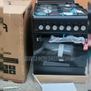 Colour Grey-Mika 58by58 3gae 1electric Plate Standing Cooker