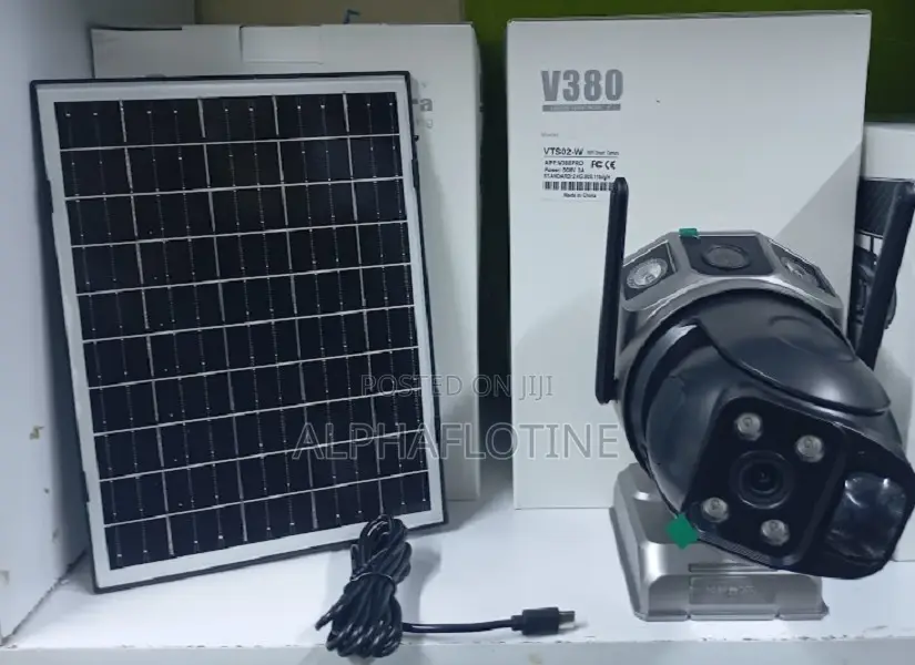 V380 4g PTZ Solar Powered CCTV Camera