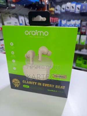 Oraimo Spacebuds Z Otw-625 Anc TWS Earphones -White/Black
