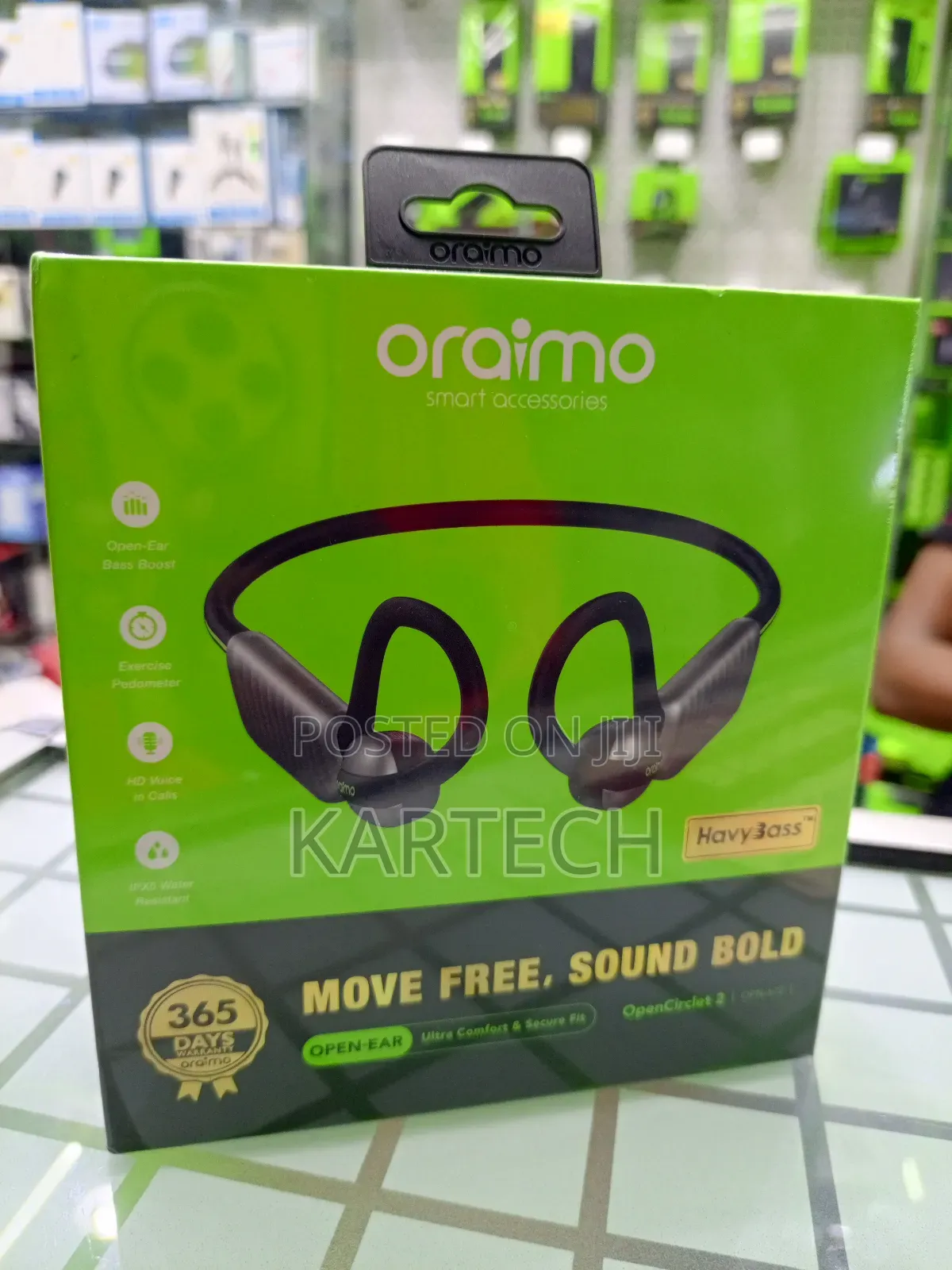 Oraimo Opencirclet 2 Open-Ear Headphones.